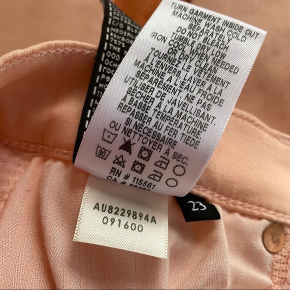 7 For All Mankind Cropped Skinny Jeans, Size 23 - Picture 9 of 11